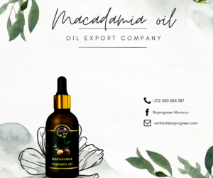 Macadamia oil export company