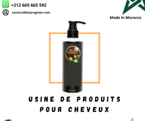 Usine de produits pour cheveux 