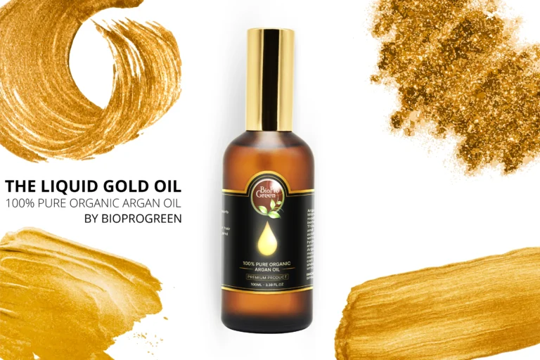 100 ml / 3,38 fl oz ORGANIC Moroccan Argan Oil - USDA Certified 100% Pure & Cold Pressed Virgin Premium Grade Natural Moisturizer Treatment For Dry, Damaged Skin, Hair, Face, Body & Scalp - Men & Women