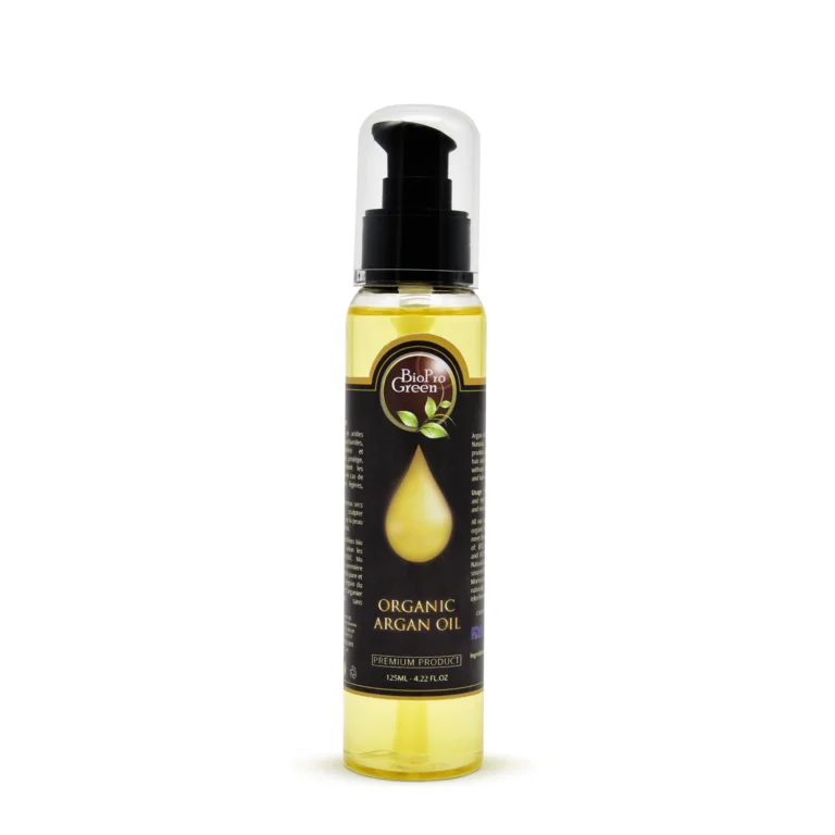125 ml / 4.22 fl oz Organic Moroccan Argan Oil - 100% Pure Cold Pressed Virgin Premium Grade Natural Moisturizer for Hair, Face and Body