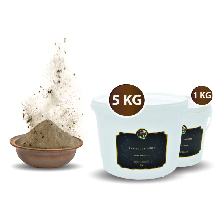 Moroccan Ghassoul Clay Mask - Organic Natural Facial Mask and Skin Care Treatment - Anti-aging Mud Mask Heals Dry & Oily Skin, Acne, Eczema & Psoriasis