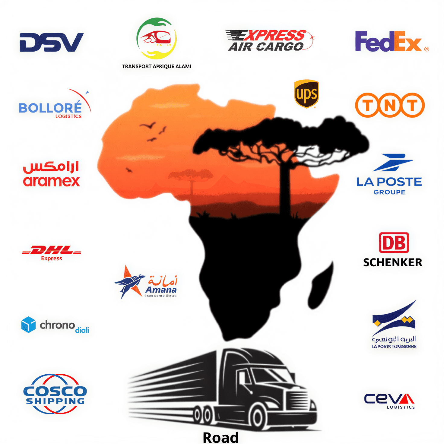 Africa network – transport options